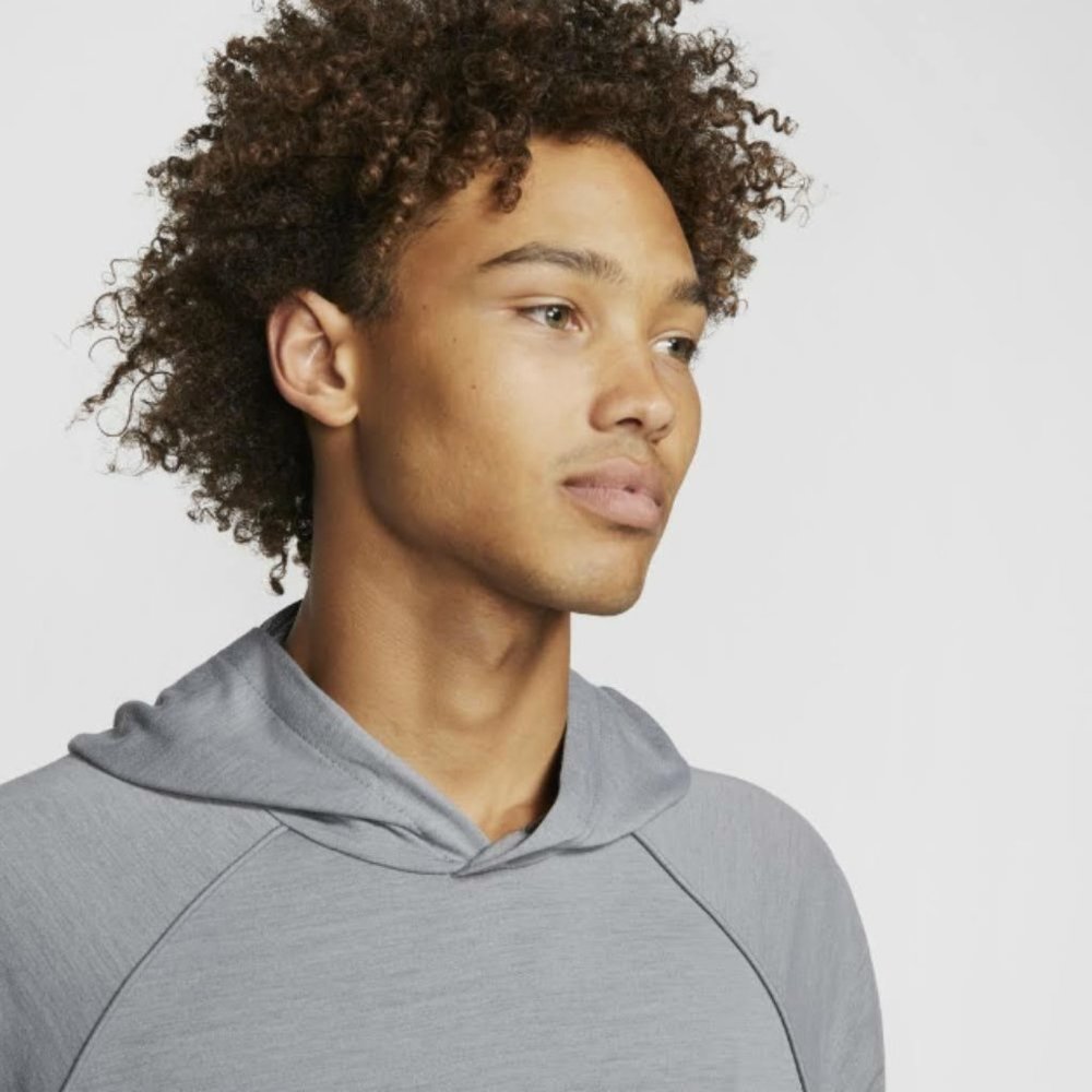 Hurley Mens Mongoose Dri FIT Long Sleeve Lightweight Hoodie Gray Medium - Picture 5 of 8